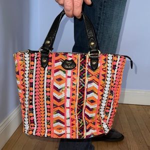 Neon sequined Juicy Couture bag